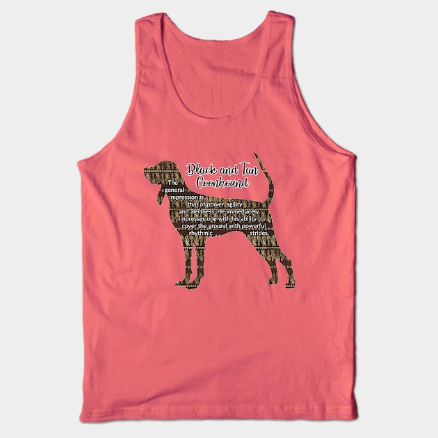 Black and Tan Coonhound Tank Top by ApolloOfTheStars